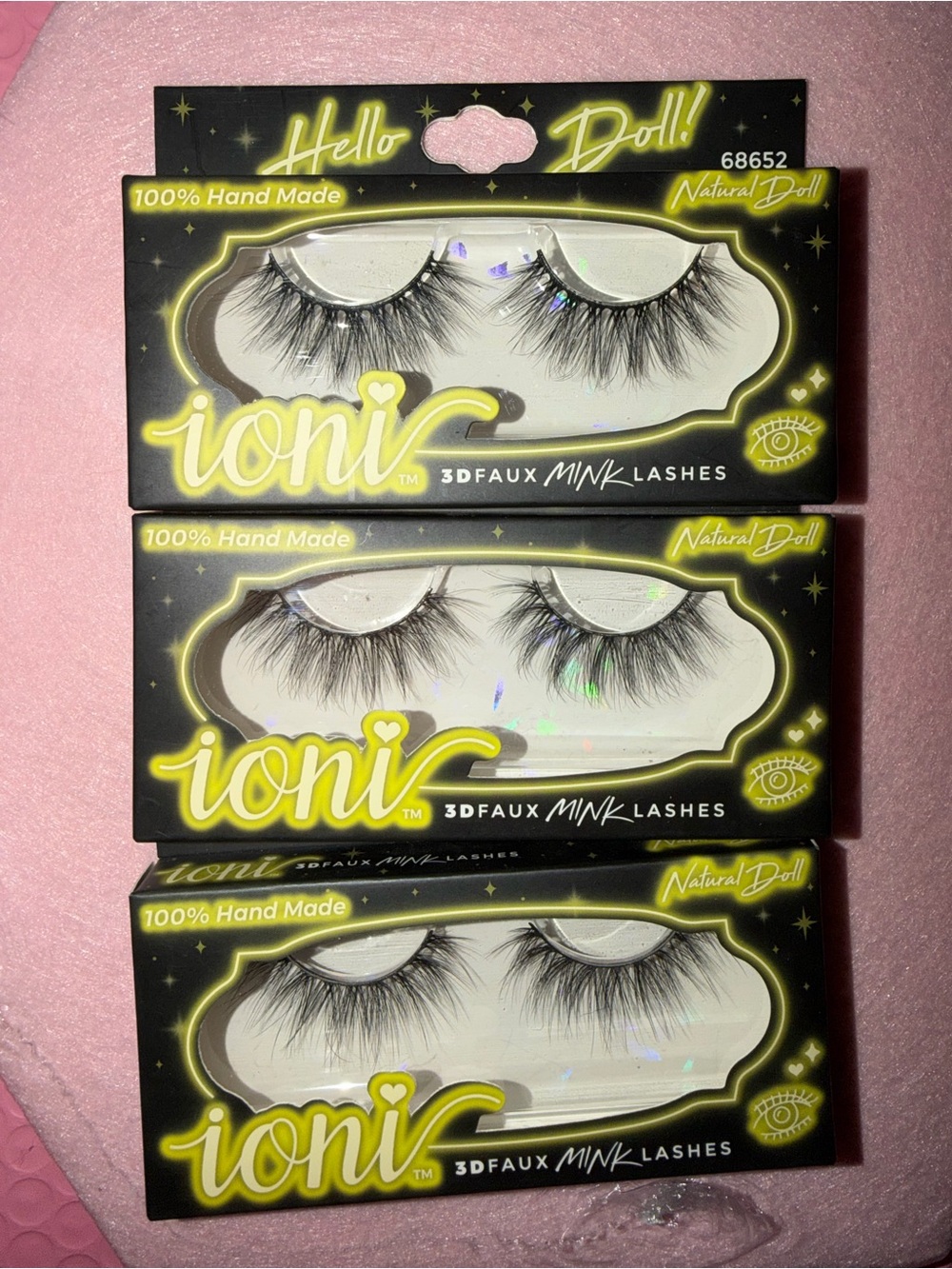 Natural Doll 3D Faux Mink Lashes - Black